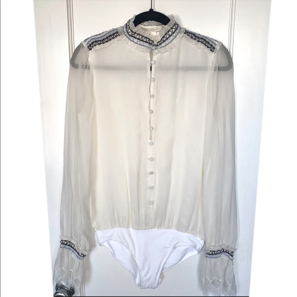 Jonathan Simkhai Blouse Bodysuit